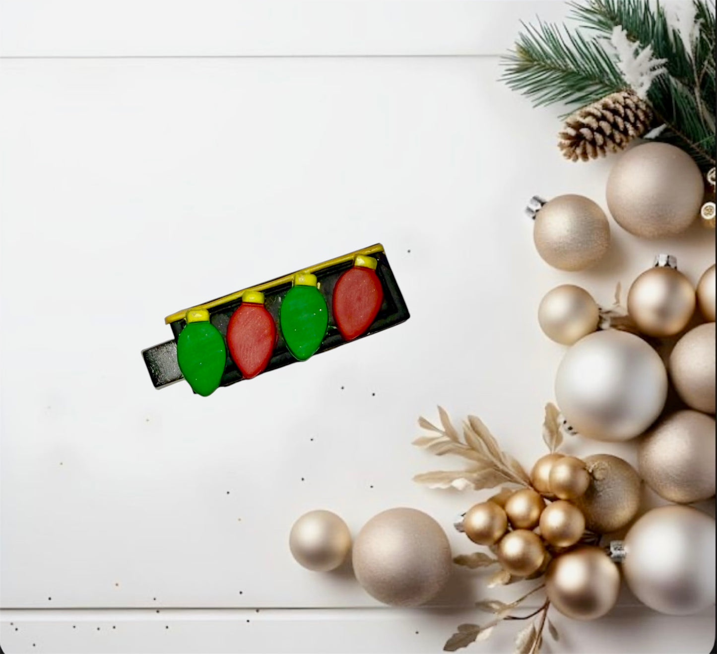 Hair Clip - Festive Lights