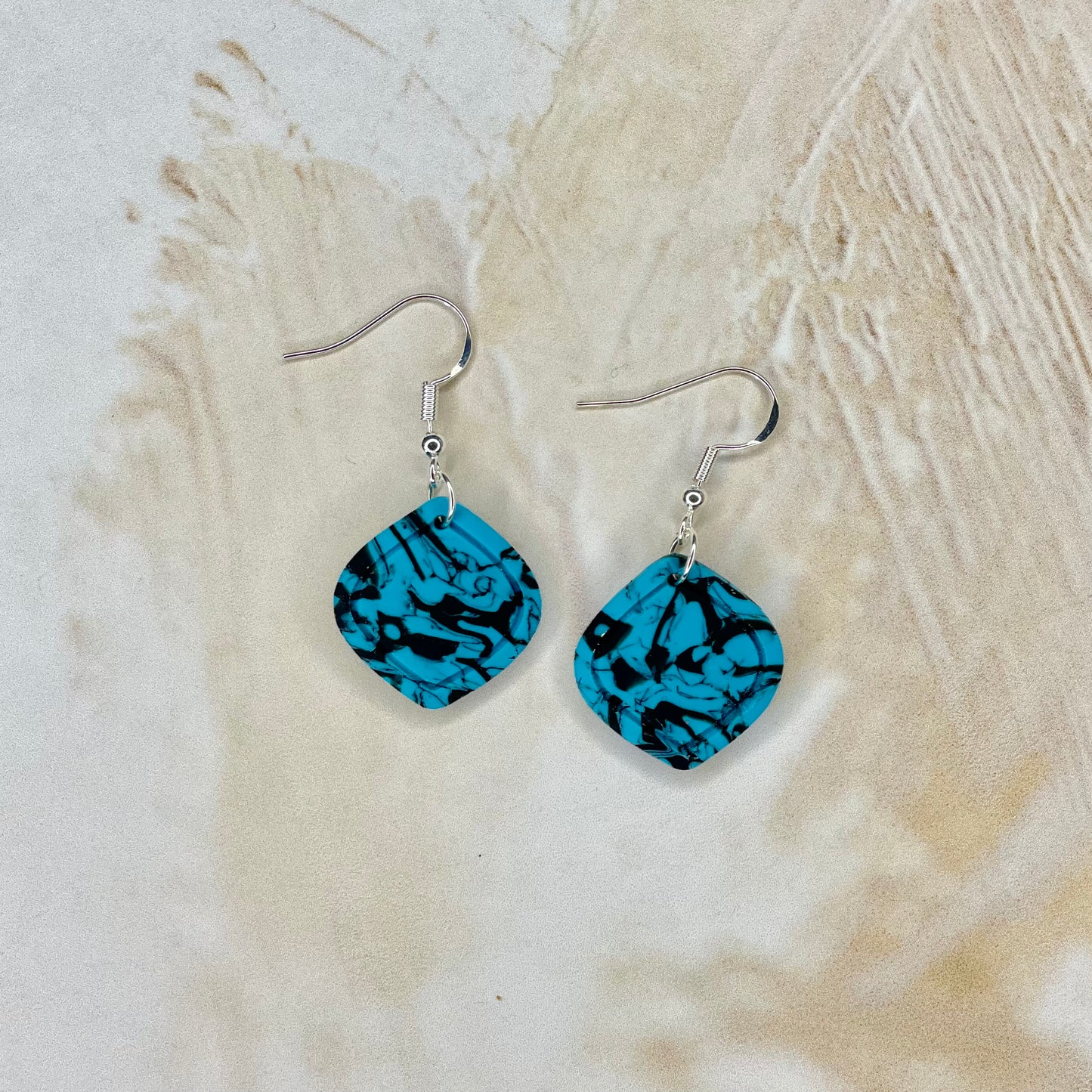 Turquoise + Black Marble Collection