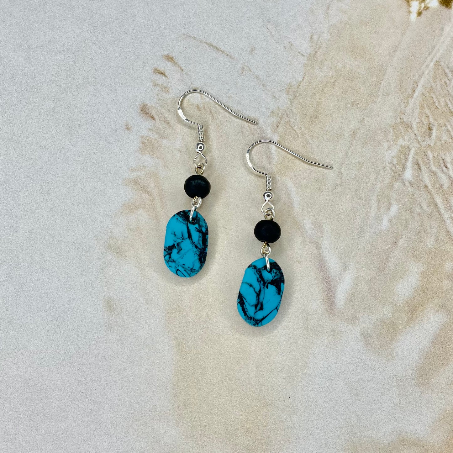 Turquoise + Black Marble Collection