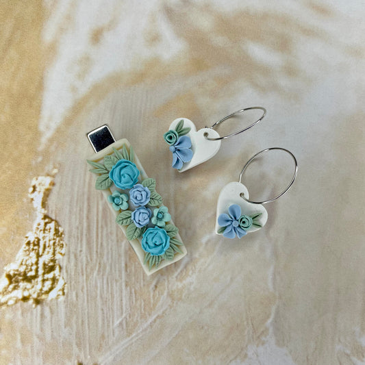 Mint Florals | Accessory Set